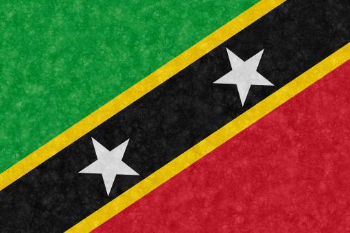 Free Stock Photo of Velvet Flag - Saint Kitts and Nevis