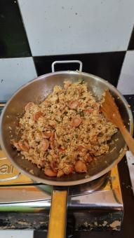 Free Stock Photo of Fried rice dish