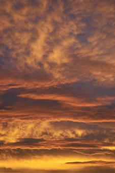 Free Stock Photo of Vivid Sunset Clouds