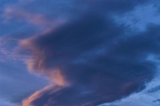 Free Stock Photo of Pink clouds
