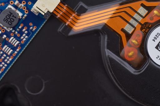 Free Stock Photo of Hard drive detail