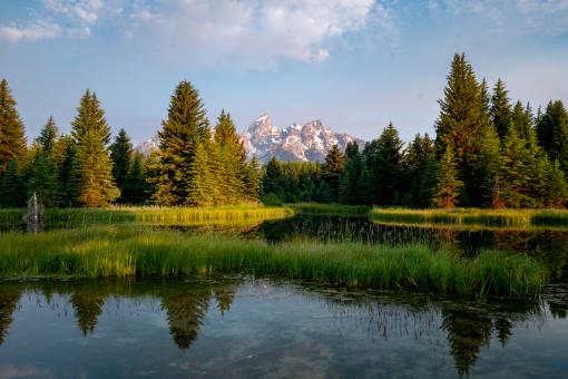 Free Stock Photo of Scenic lake landscape