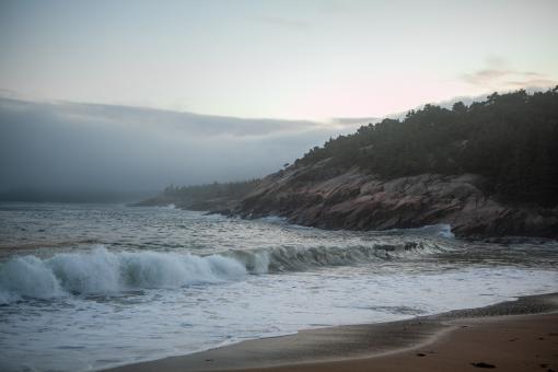 Free Stock Photo of Beach waves