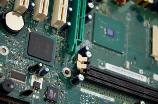 Free Stock Photo of Computer circuitboard