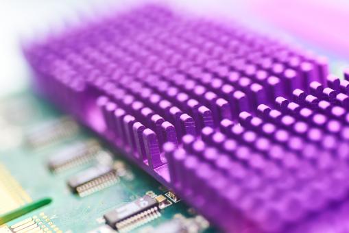 Free Stock Photo of Computer heat sink
