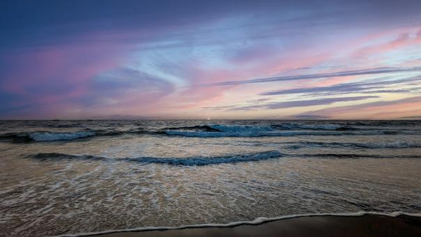 Free Stock Photo of Beach sunset