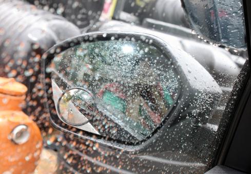 Free Stock Photo of Car Side Glass Mirror