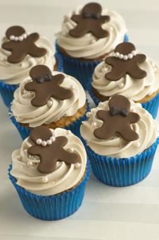 Free Stock Photo of Holiday Cupcakes