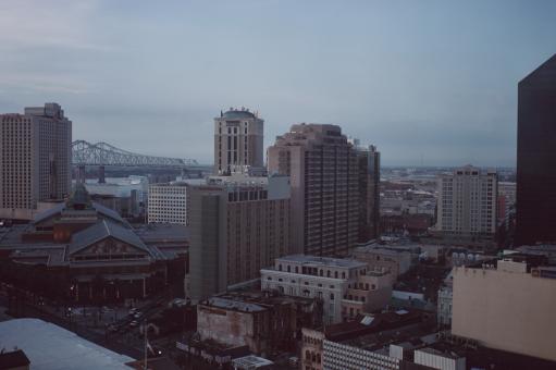 Free Stock Photo of Hazy city view