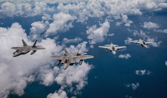 Free Stock Photo of U.S. Air Force Flying