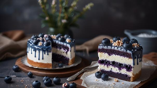 Free Stock Photo of Cake with Cream Cheese Frosting