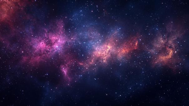 Free Stock Photo of Vibrant Galaxy Background