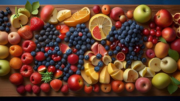 Free Stock Photo of Vibrant Fruit Assortment on a Table