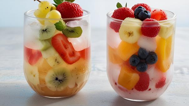 Free Stock Photo of Fresh Fruit Smoothie