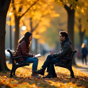 Free Stock Photo of Meeting in the Park