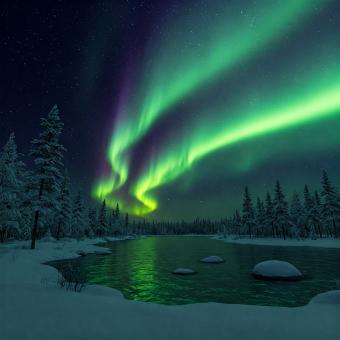 Free Stock Photo of Northern Lights
