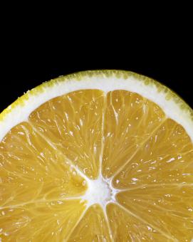 Free Stock Photo of Orange on Black