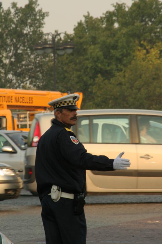Free stock image of Paris traffic cop created by liz smith