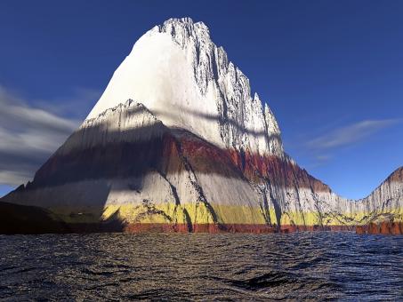 Free Stock Photo of RAIBOW ROCK