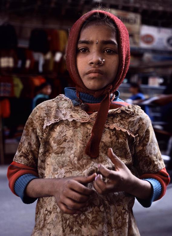 Free stock image of Red Scarfed Girl created by michael warnock