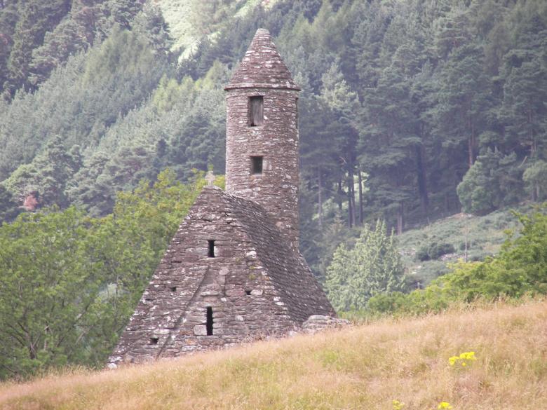 Free stock image of Glendalough castle created by robert duhy