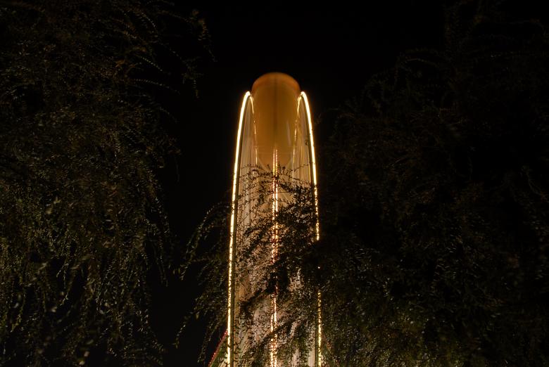 Free stock image of Ferris Wheel Spinning Through Trees created by j. l. johnson