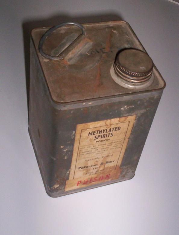 Free stock image of Tin Can methylated created by Peter Alexander Robb