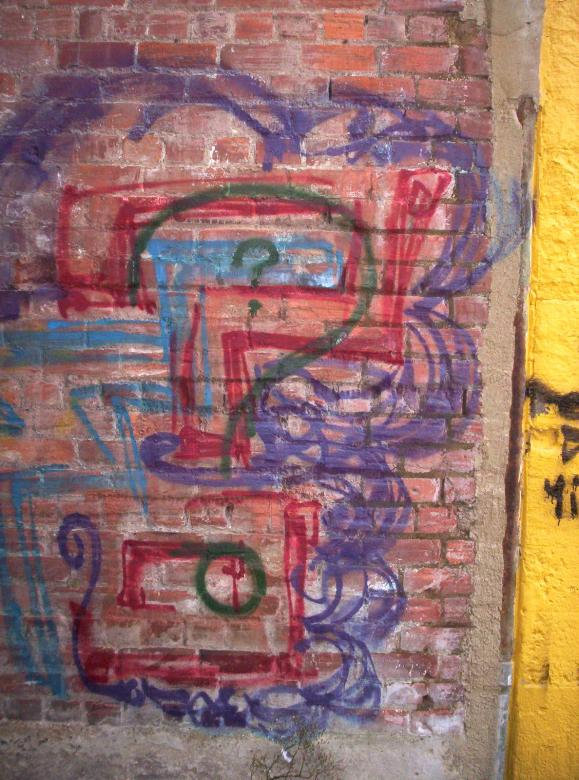 Free stock image of Scrawl on Brick created by Peter Alexander Robb