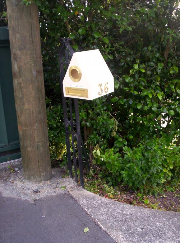 Free stock image of Letterbox Creamy Brass created by Peter Alexander Robb