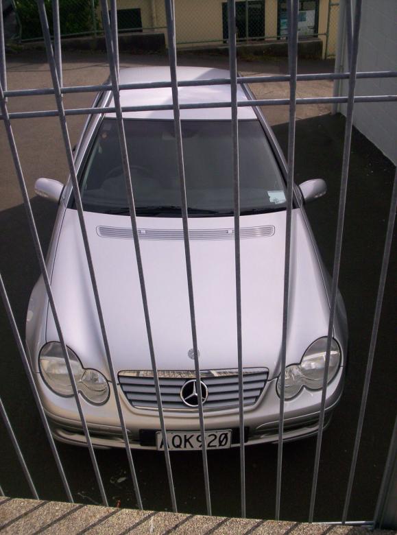 Free stock image of Imprisoned Mercedes created by Peter Alexander Robb