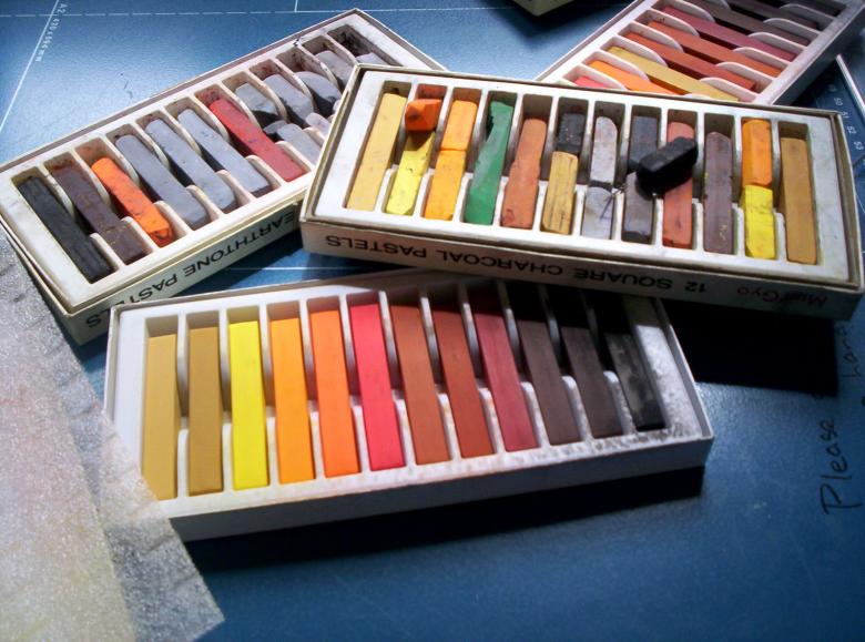 Free stock image of Pastel Boxes in Juxtaposition created by Peter Alexander Robb
