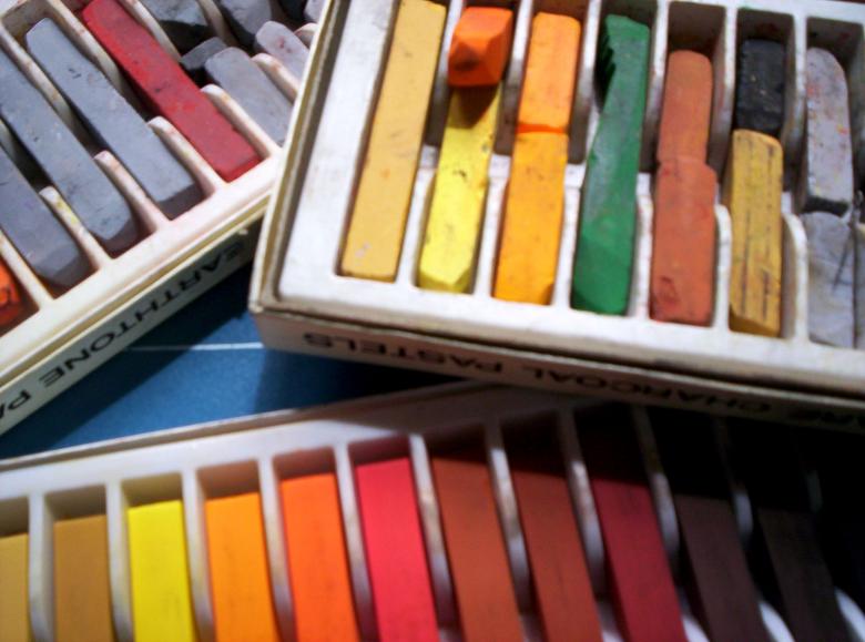 Free stock image of Pastels triangulated created by Peter Alexander Robb