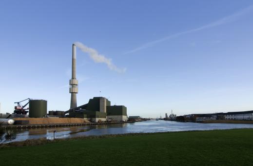 Seaside Factory - Free Stock Photo