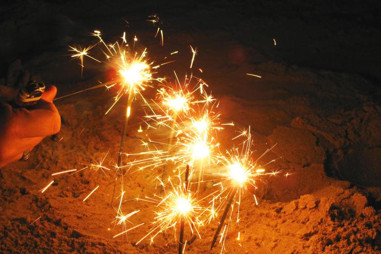 Free stock image of Sparklers created by jeff wolf