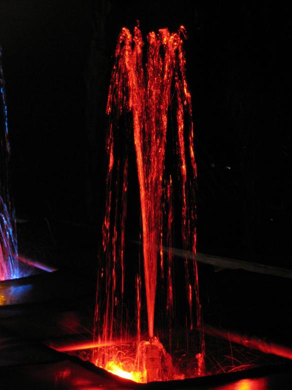 Free stock image of Red Fountain created by chris kankiewicz