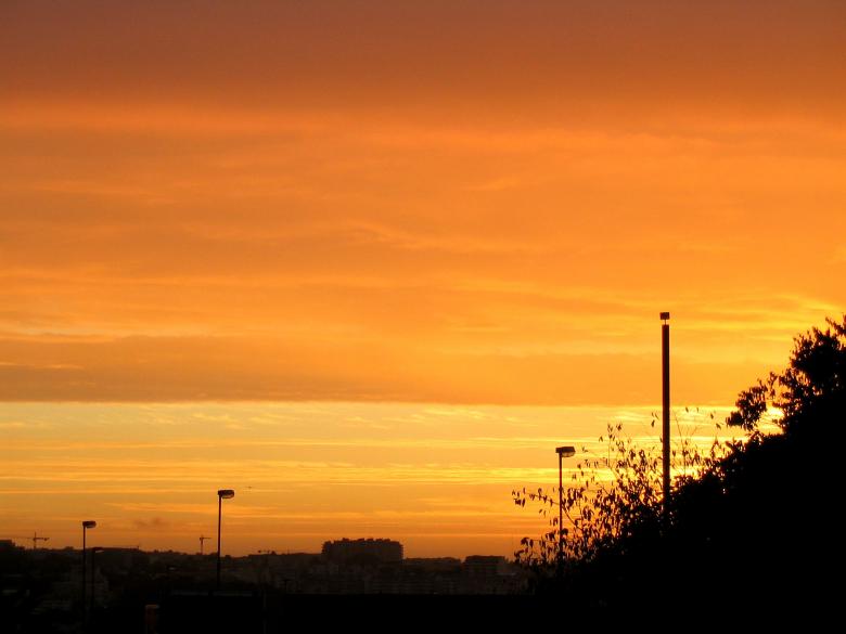 Free stock image of Orange sky created by nuno ferreira
