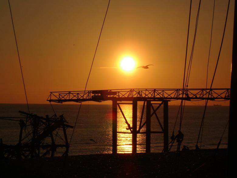 Free stock image of Setting Sun in Sussex created by darren cavill