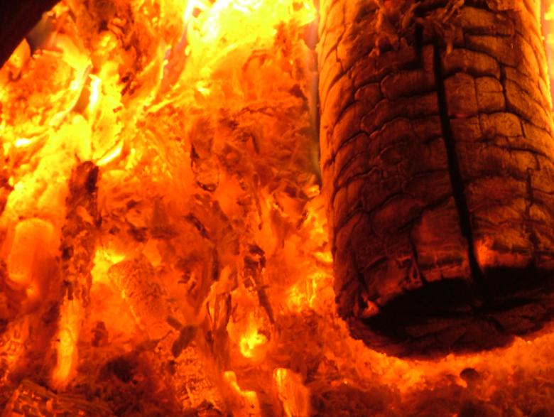 Free stock image of Burning Log created by sandy berish