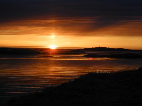 Free Stock Photo of Midnight sun