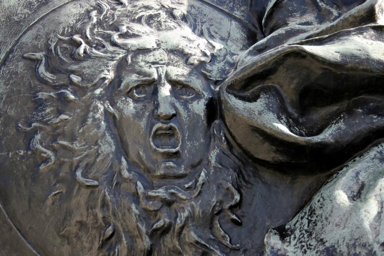 Free stock image of Sungod in stone created by Bjorgvin