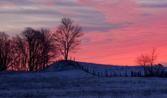  The Arrival of a New Winter Day - Free Stock Photo