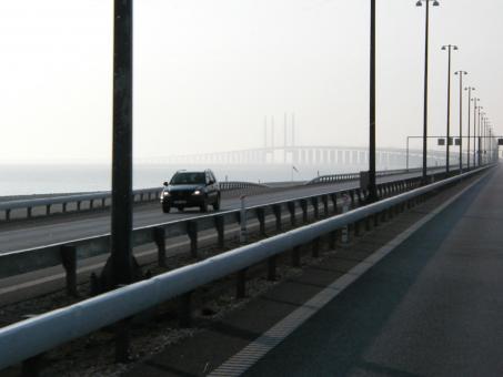 Free Stock Photo of Traffic on Bridge