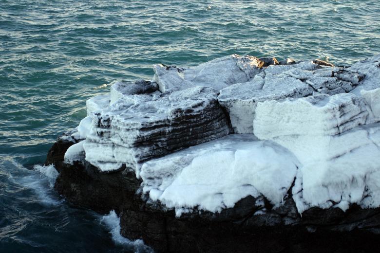 Free stock image of Icy cliff created by Héðinn