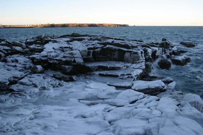 Free stock image of Icy cliff created by Héðinn