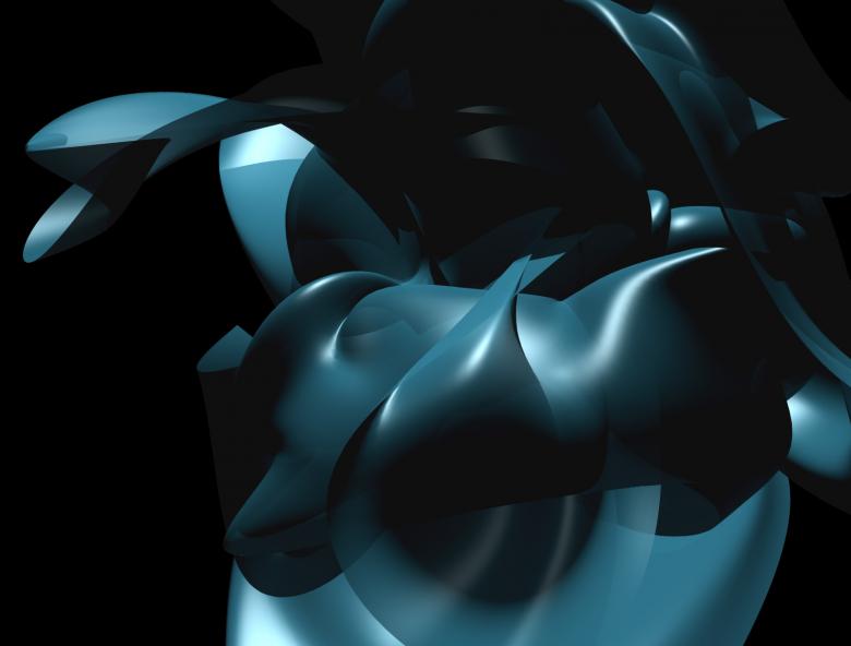 Free stock image of Abstract 3D render created by Bjorgvin