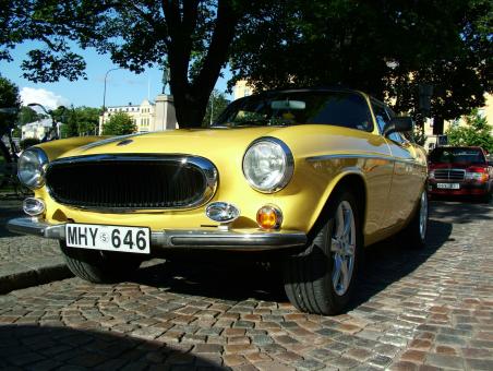 Yellow car - Free Stock Photo