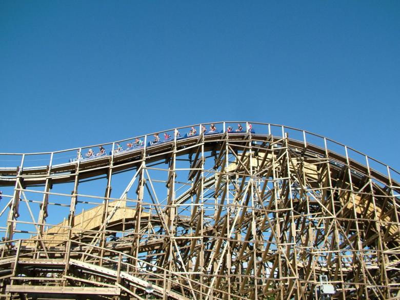 Free stock image of Rollercoster created by ole kristen johansen