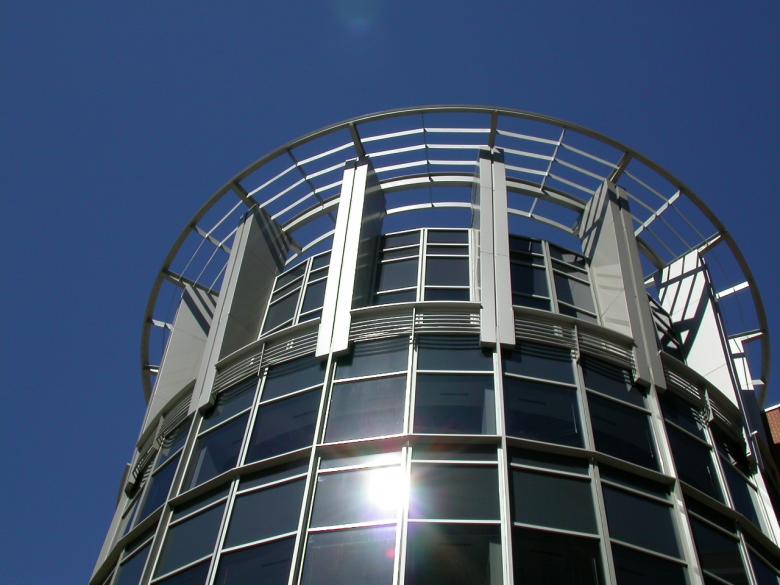 Free stock image of Glass and metallic building created by raymond henry