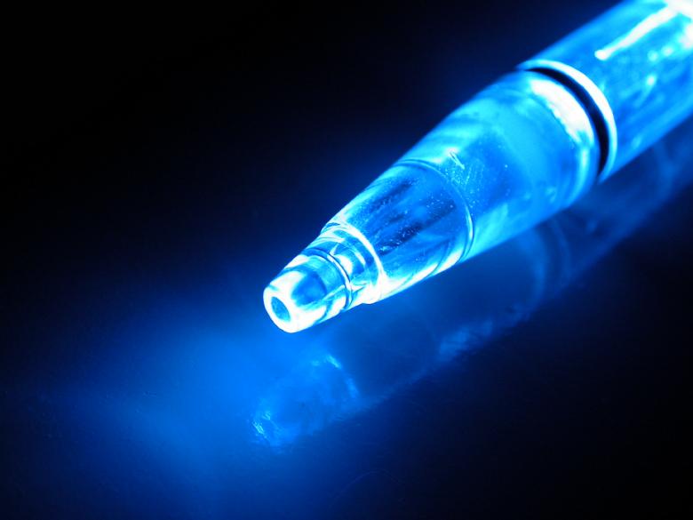 Free stock image of Blue Pen Light created by raymond henry