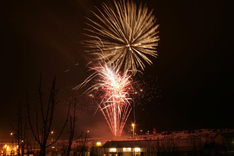 Free stock image of Fireworks created by Bjorgvin